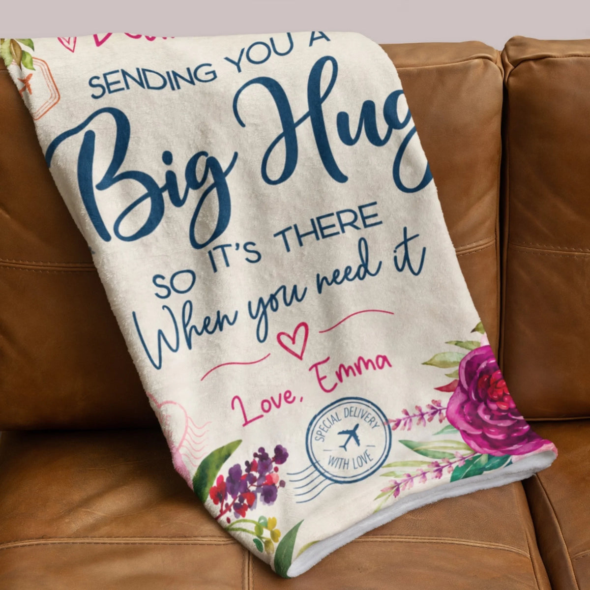 personalized-ocean-baby-blanket-size-display