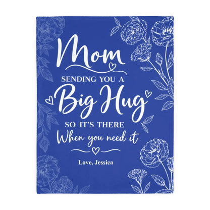 Personalized Ocean Animal Baby Blanket with Custom Name