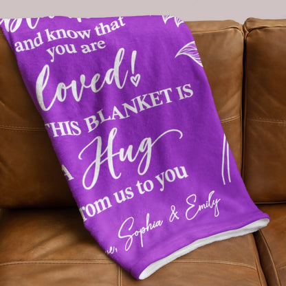 personalized-ocean-baby-blanket-size-display
