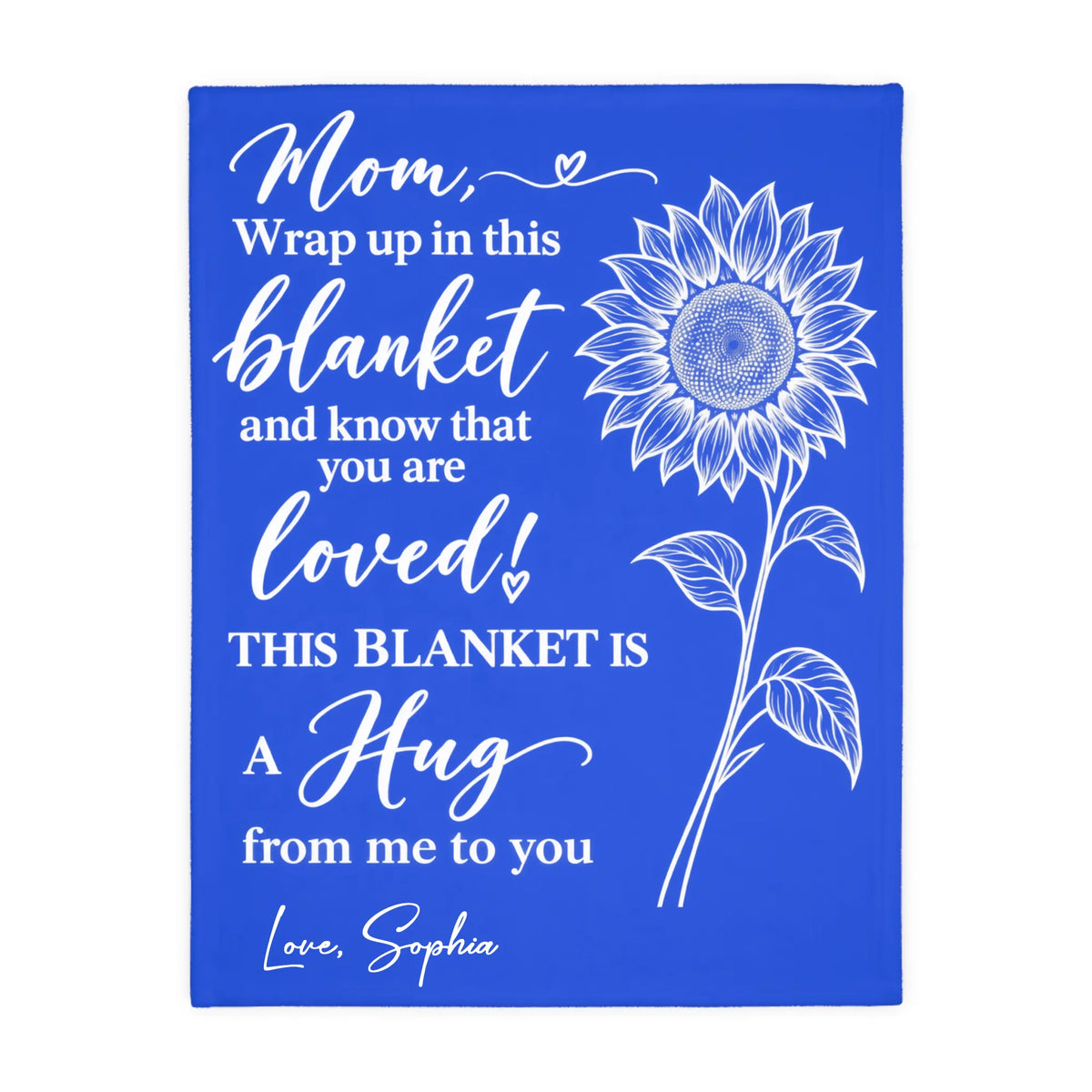 Personalized Ocean Animal Baby Blanket with Custom Name