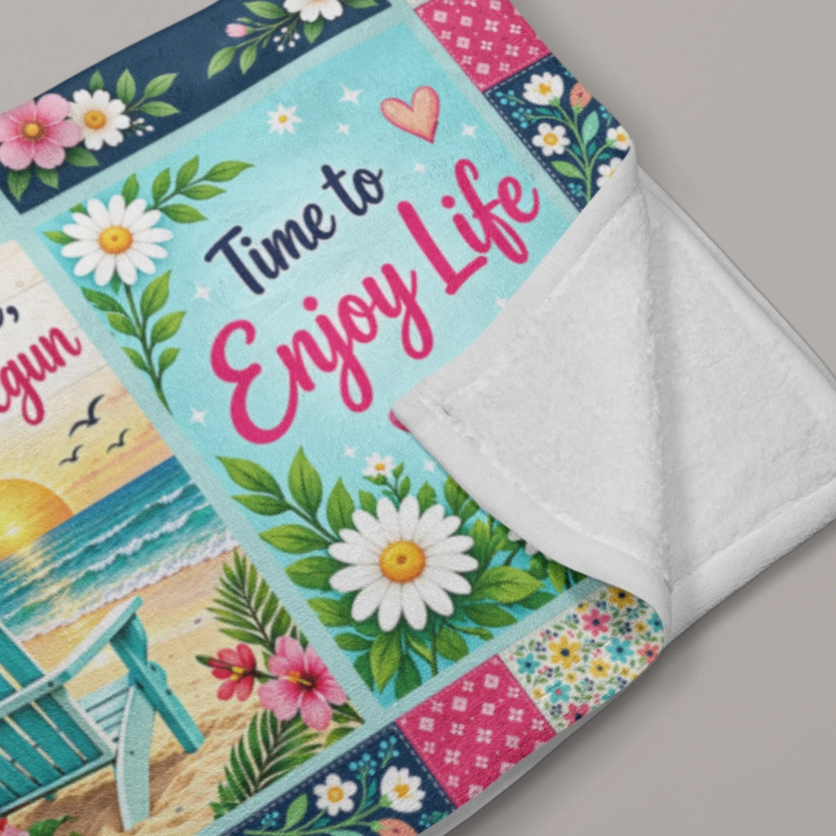personalized-ocean-animal-minky-blanket-folded
