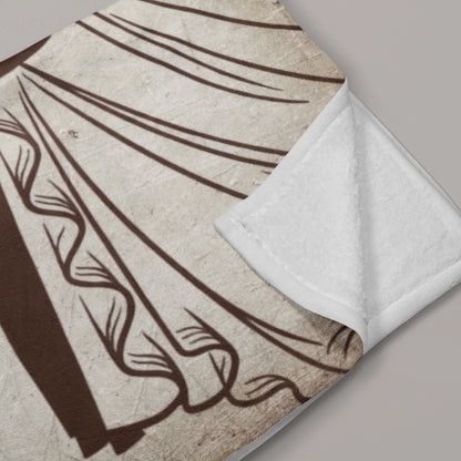 personalized-ocean-animal-minky-blanket-folded