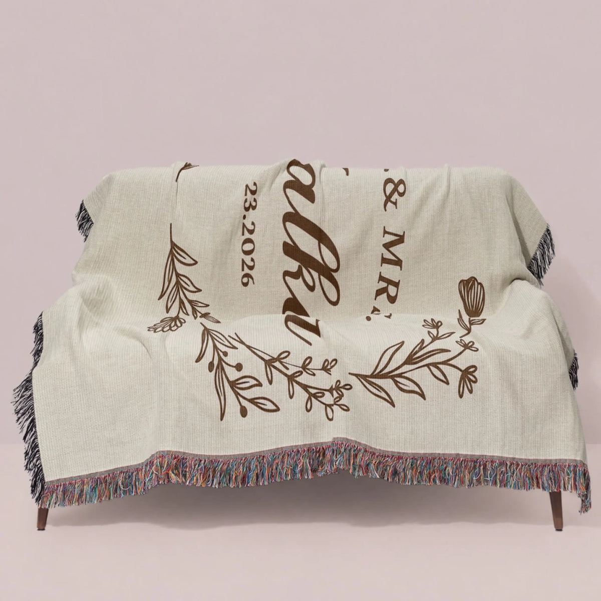 Personalized Book Lover Woven Blanket - Reading Gift for Women-3