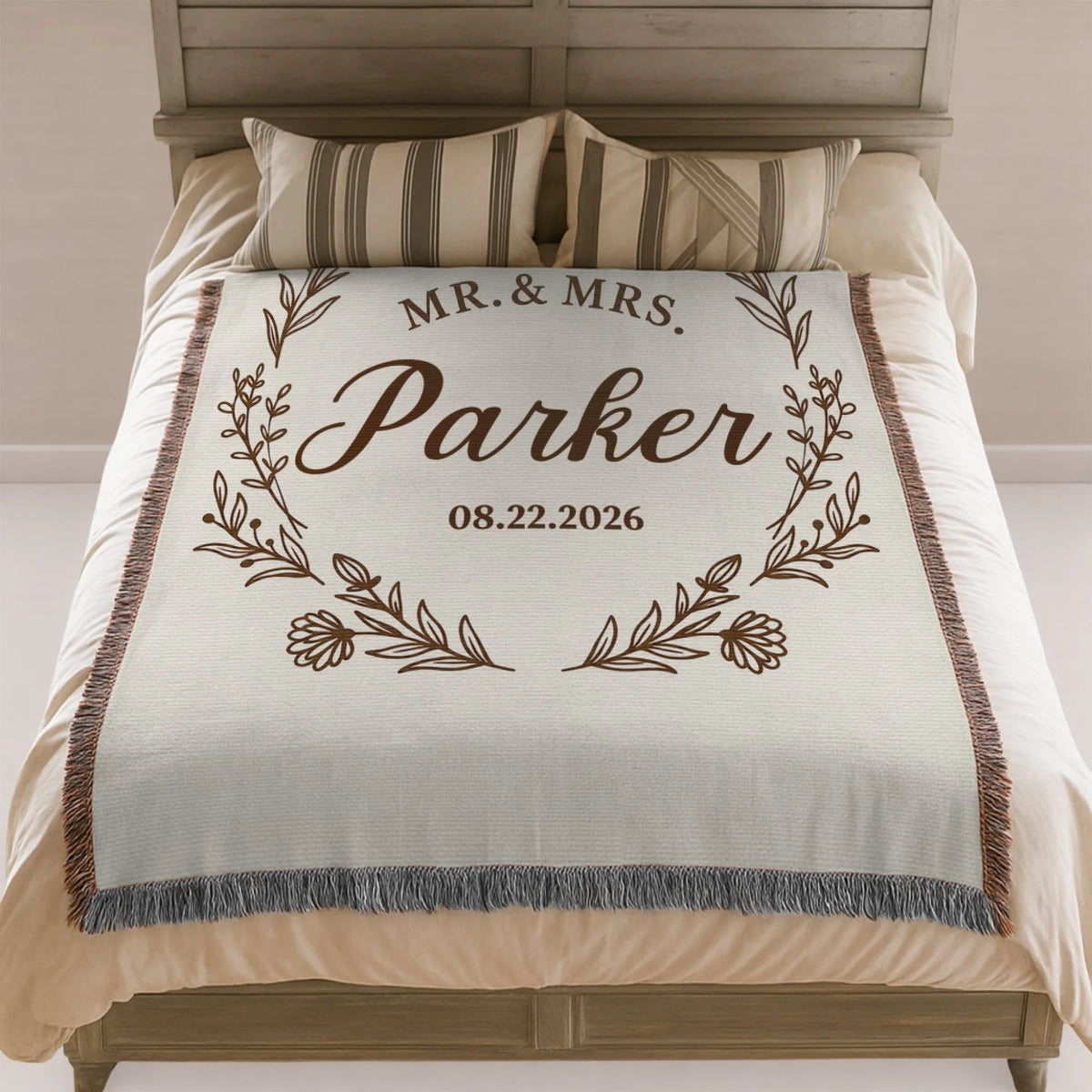 Personalized Book Lover Woven Blanket - Reading Gift for Women-2