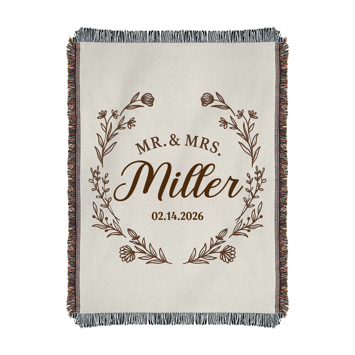 Personalized Ocean Animal Baby Blanket with Custom Name