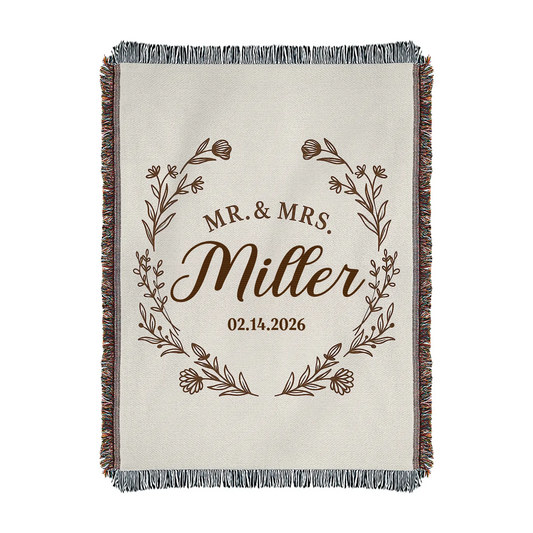 Personalized Ocean Animal Baby Blanket with Custom Name