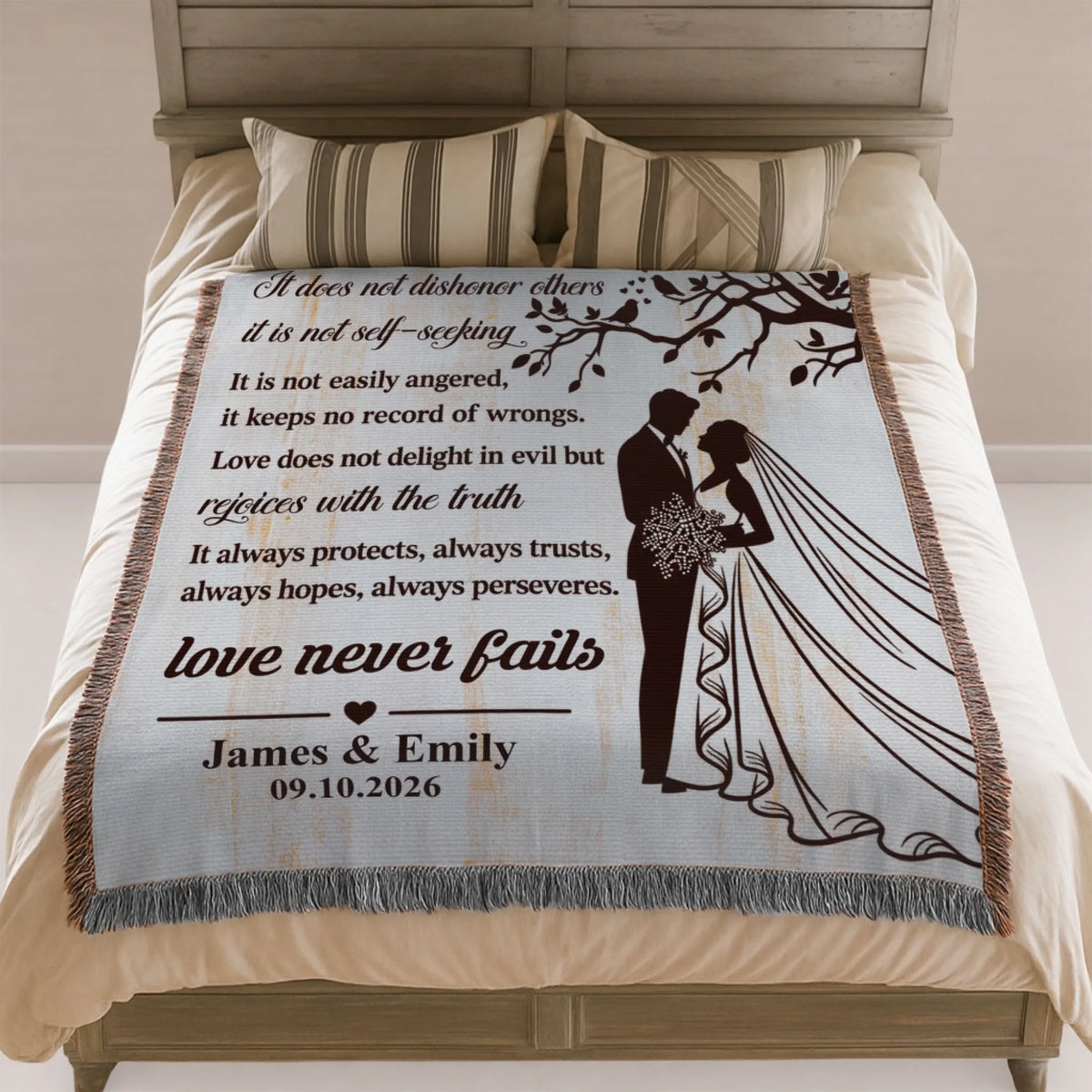 Personalized Book Lover Woven Blanket - Reading Gift for Women-2