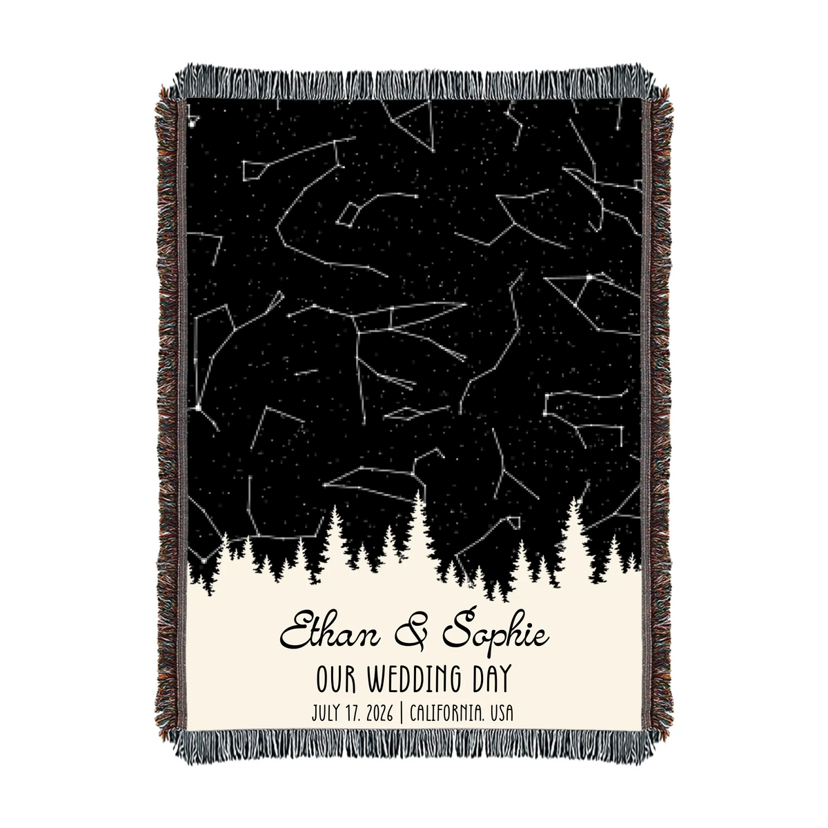 Personalized Ocean Animal Baby Blanket with Custom Name