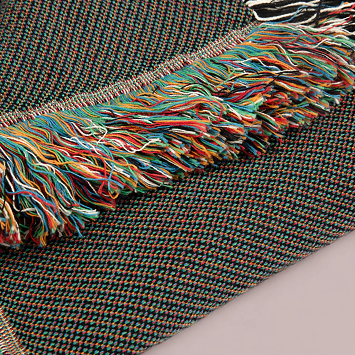 close up woven blanket