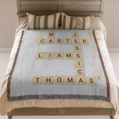 Personalized Book Lover Woven Blanket - Reading Gift for Women-2