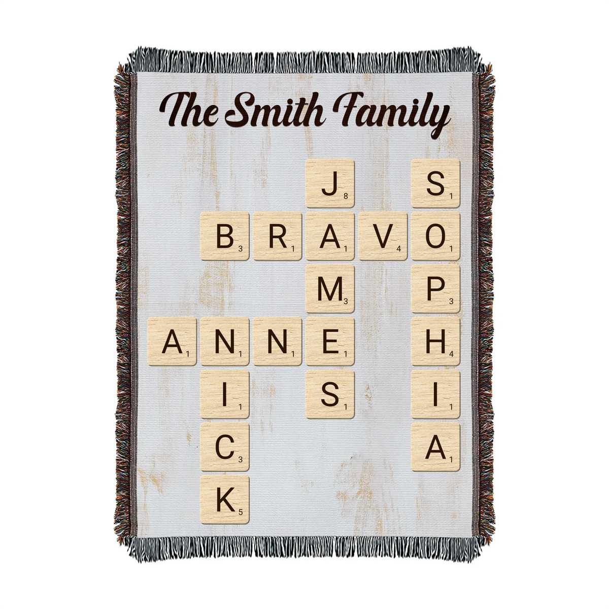 Personalized Ocean Animal Baby Blanket with Custom Name