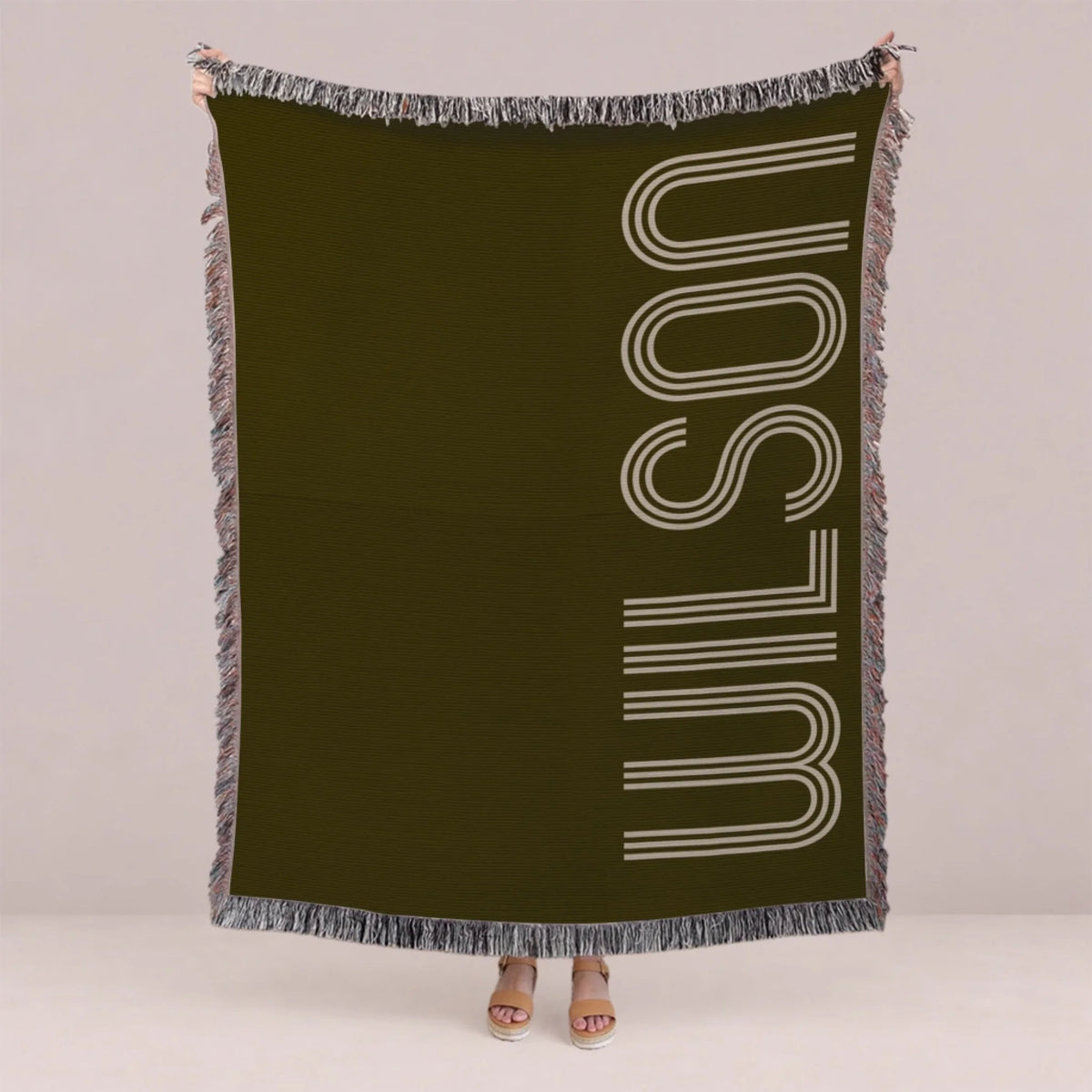 Personalized Book Lover Woven Blanket - Reading Gift for Women-1
