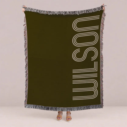 Personalized Book Lover Woven Blanket - Reading Gift for Women-1