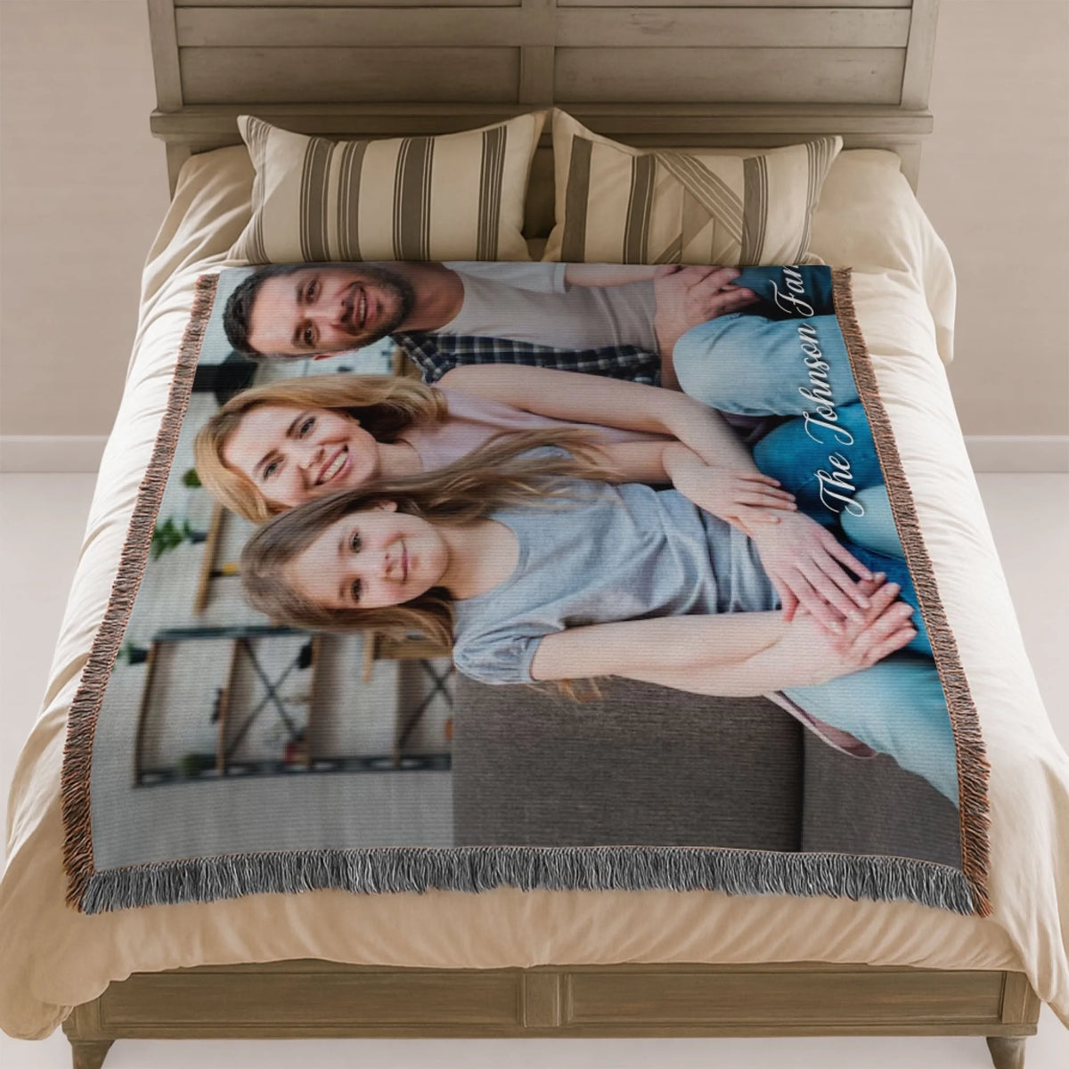 Personalized Book Lover Woven Blanket - Reading Gift for Women-2