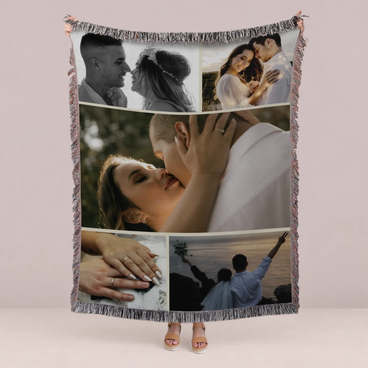 Personalized Book Lover Woven Blanket - Reading Gift for Women-1