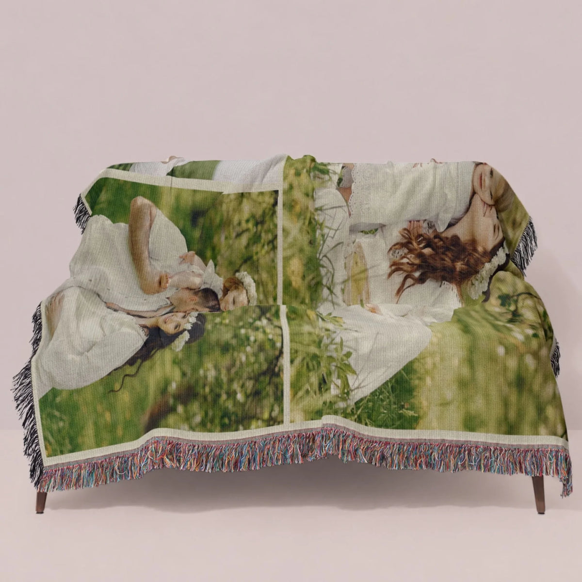 Personalized Book Lover Woven Blanket - Reading Gift for Women-3