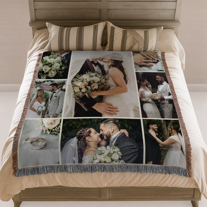Personalized Book Lover Woven Blanket - Reading Gift for Women-2