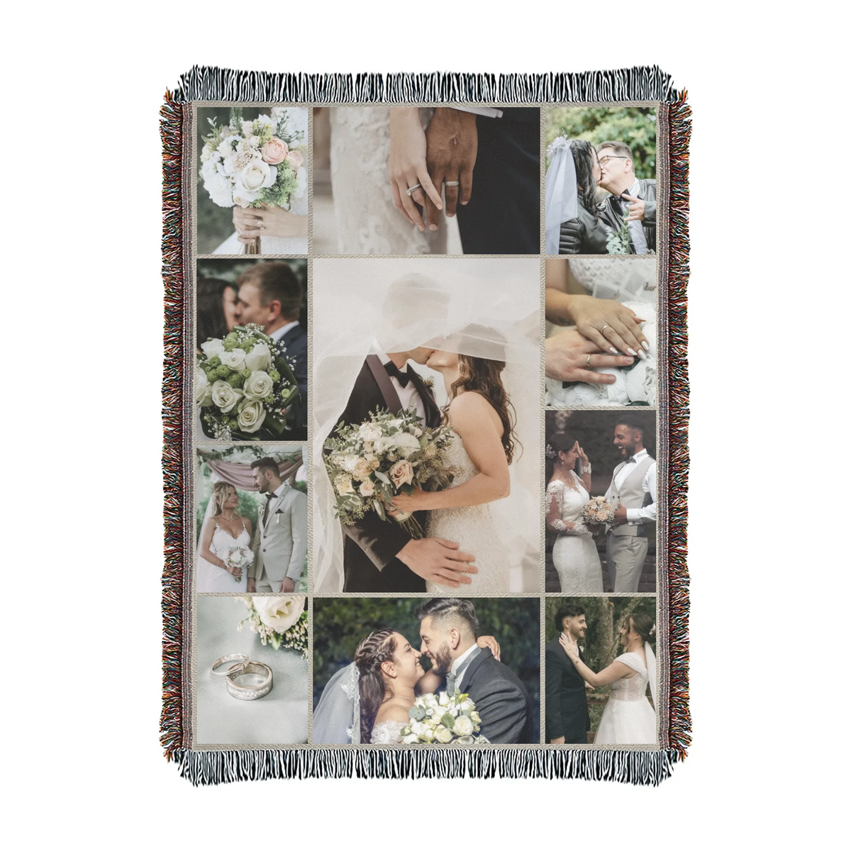 Personalized Ocean Animal Baby Blanket with Custom Name