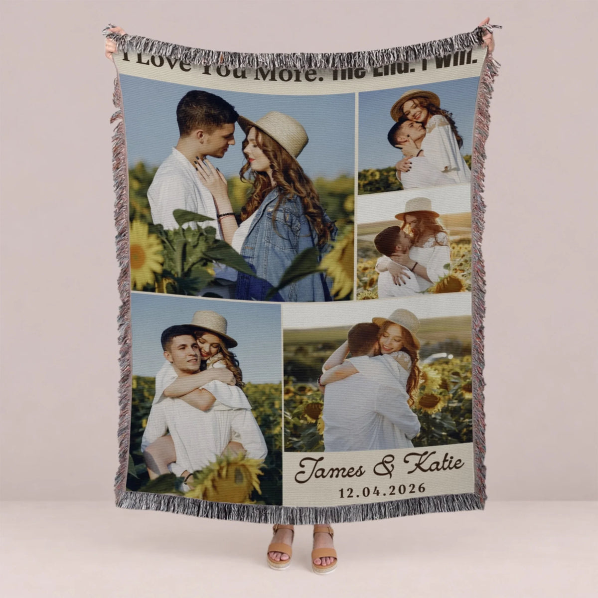 Personalized Book Lover Woven Blanket - Reading Gift for Women-1