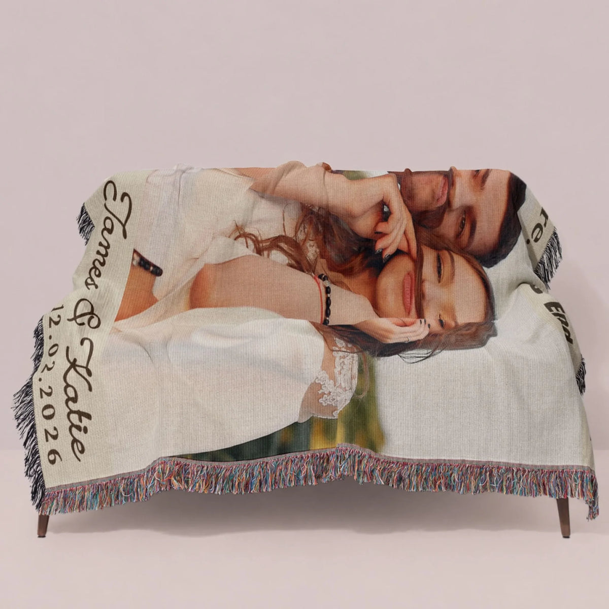 Personalized Book Lover Woven Blanket - Reading Gift for Women-3