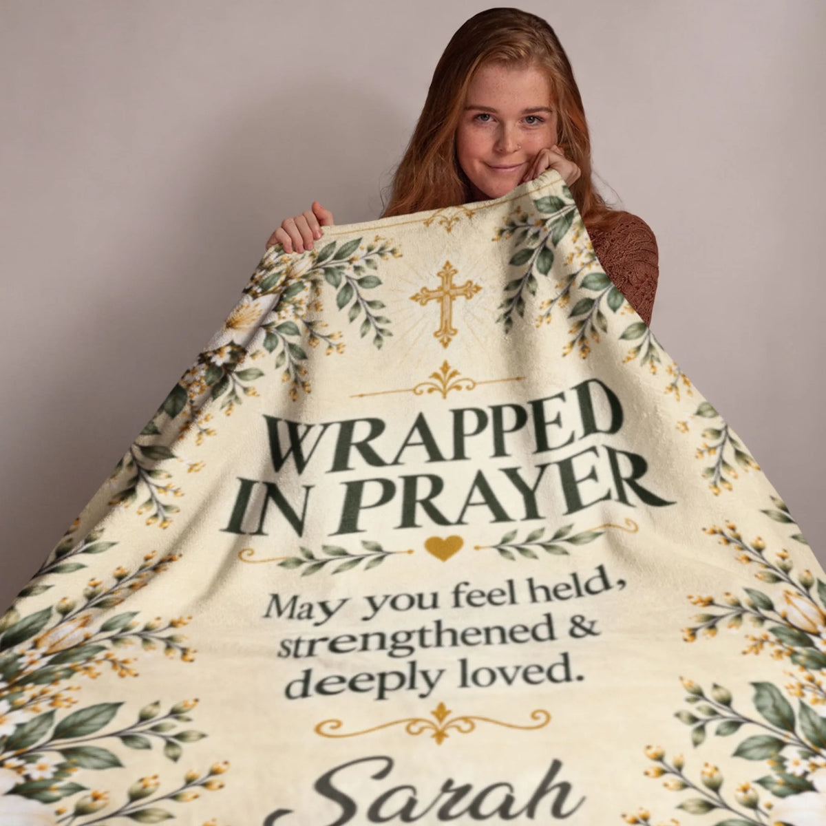 personalized-god-says-christian-blanket-size-display