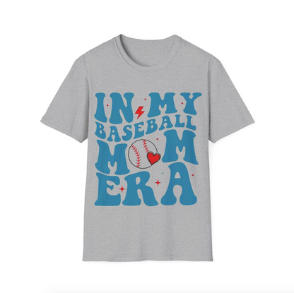 In Baseball Mom Era T-Shirt for Mom