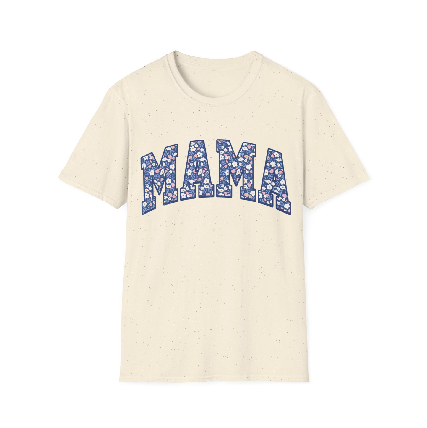 Retro Floral Mama T-Shirt for Mom