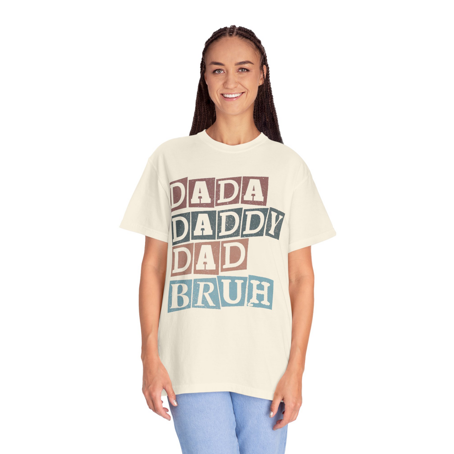 Dada Daddy Dad Bruh Retro Dad T-Shirt