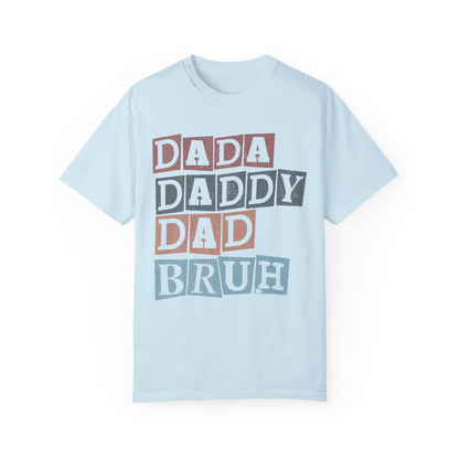 Dada Daddy Dad Bruh Retro Dad T-Shirt