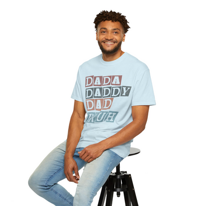 Dada Daddy Dad Bruh Retro Dad T-Shirt