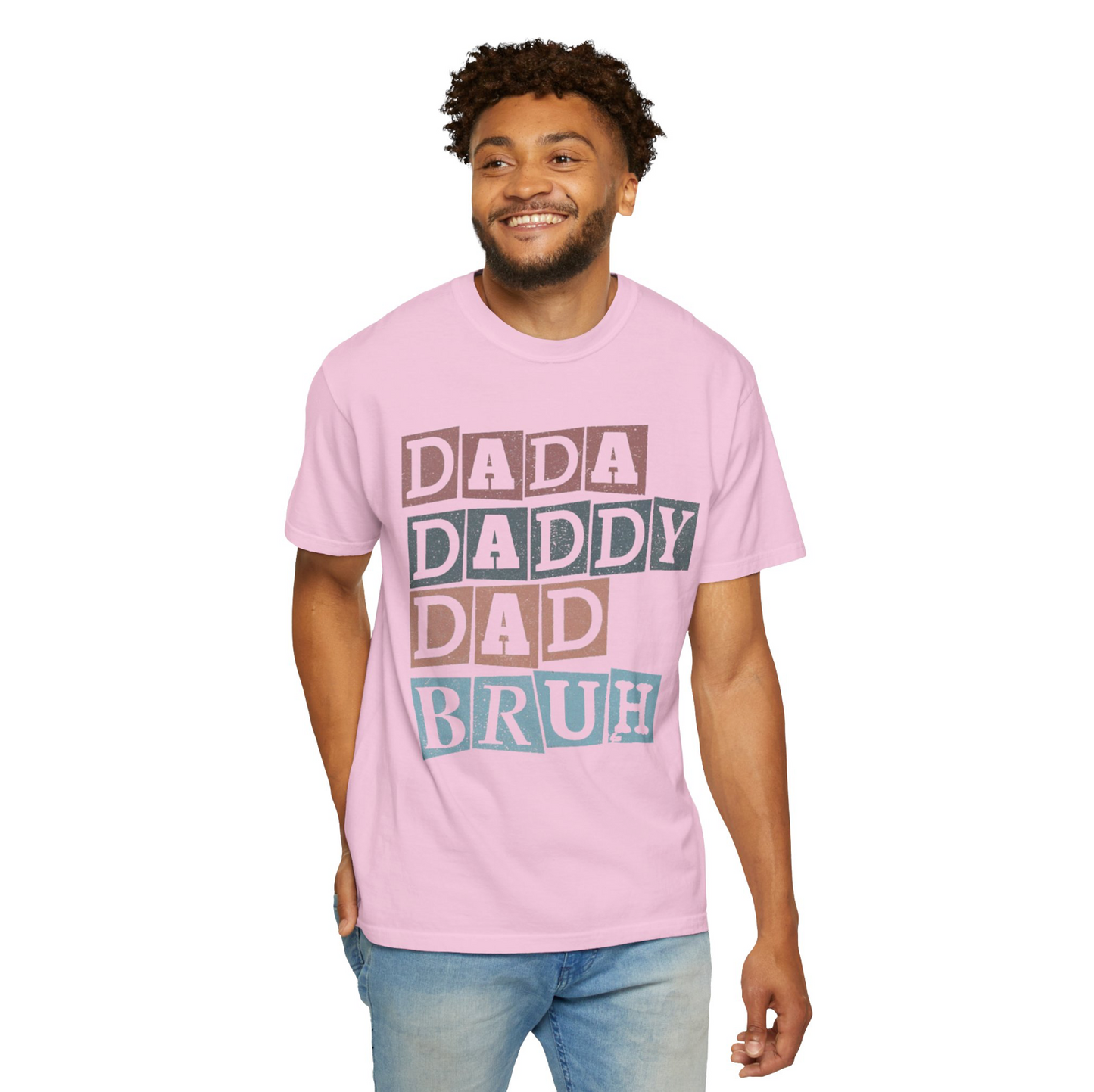 Dada Daddy Dad Bruh Retro Dad T-Shirt