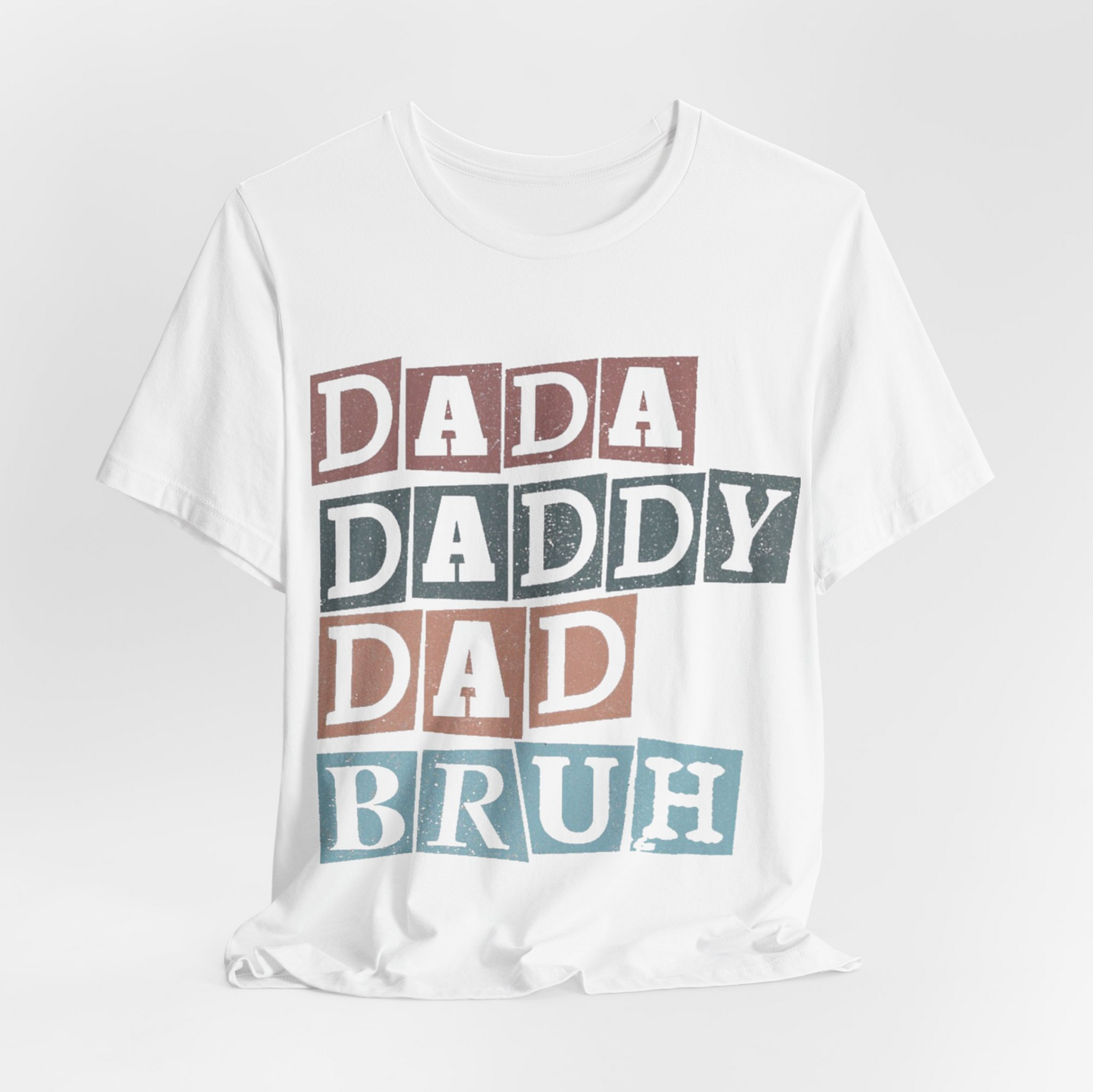 Dada Daddy Dad Bruh Retro Dad T-Shirt