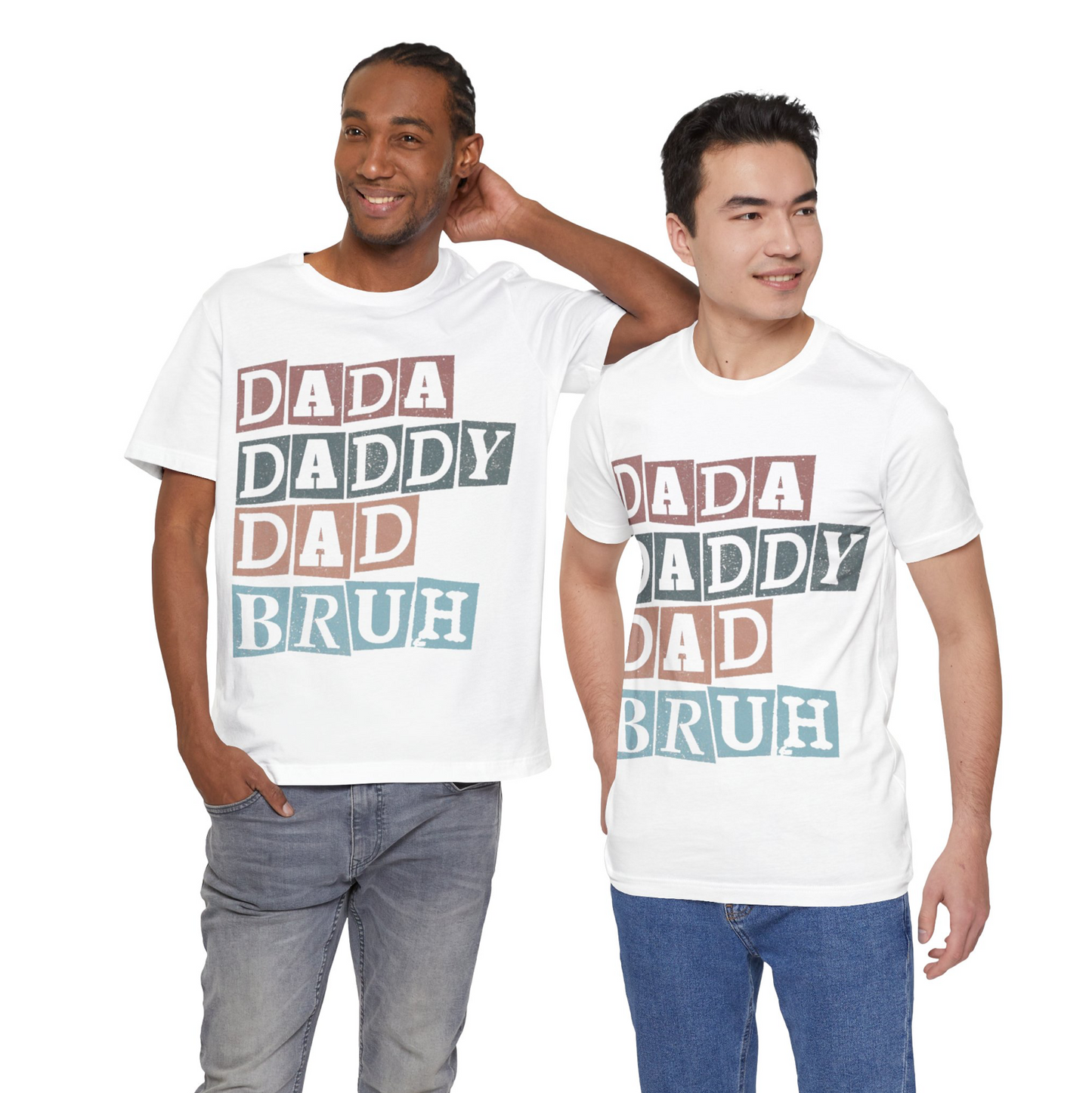 Dada Daddy Dad Bruh Retro Dad T-Shirt