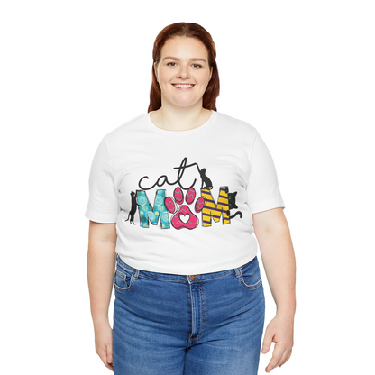 Cat Meow T-Shirt for Cat Mom