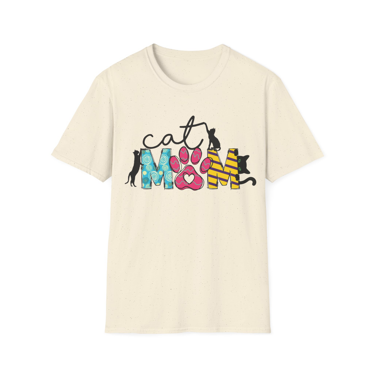 Cat Meow T-Shirt for Cat Mom