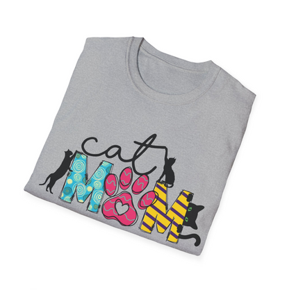 Cat Meow T-Shirt for Cat Mom