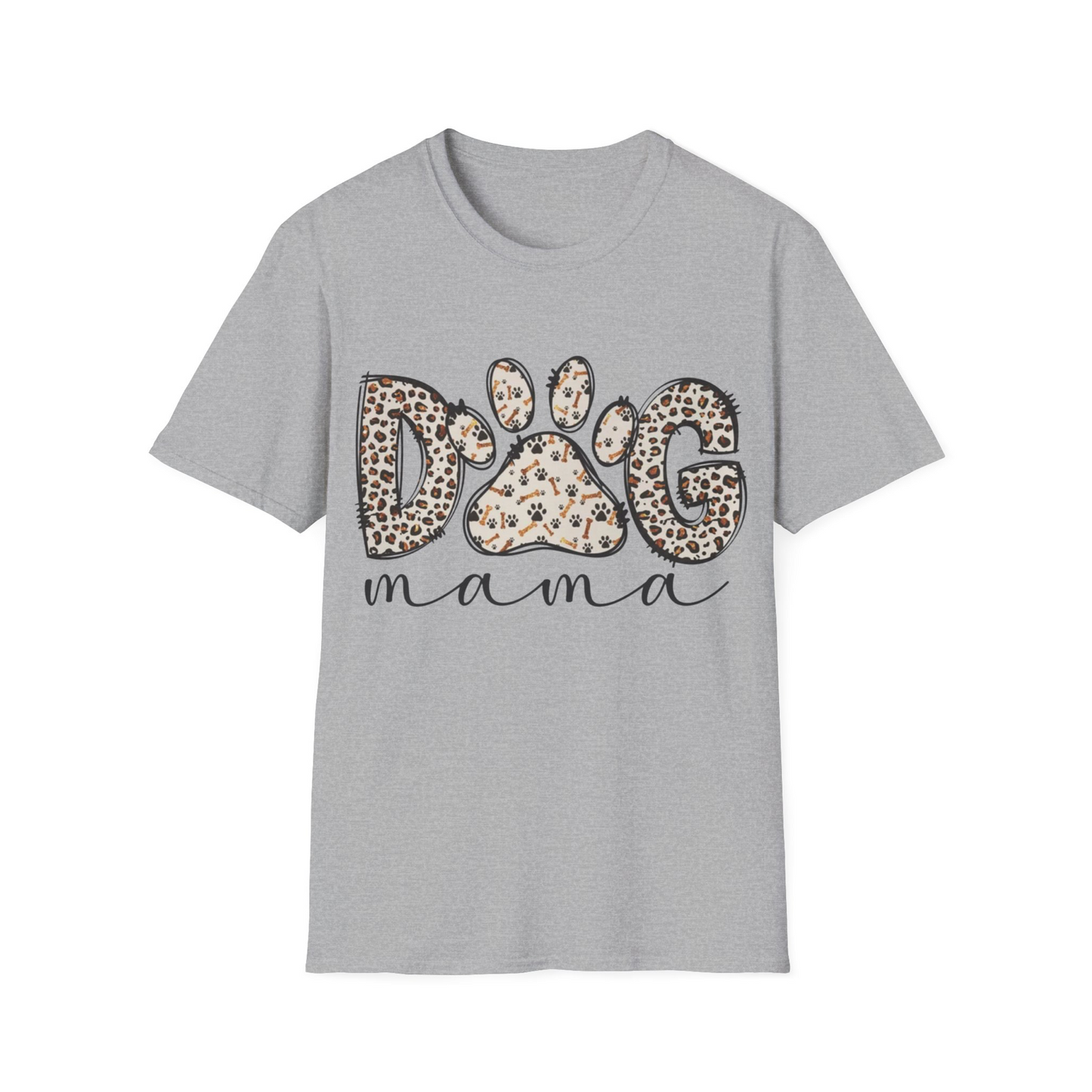 Mom Leopard T-Shirt for Dog Mom