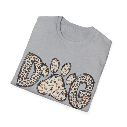 Mom Leopard T-Shirt for Dog Mom